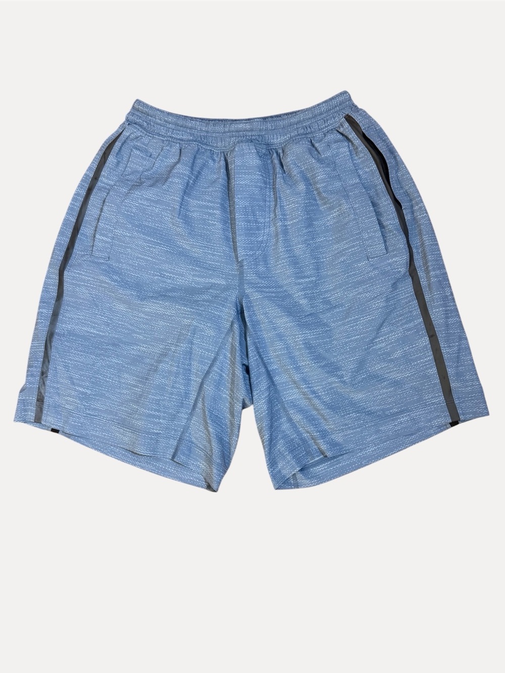 Lululemon Pace Breaker Shorts Lined 9”‘Inseam Blue Black Size M